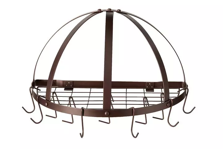 Old Dutch Store Half-Round Pot Rack