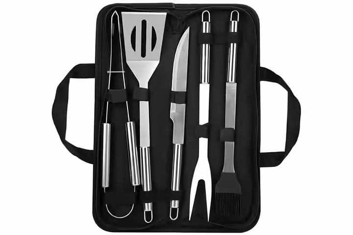 Piduules 5Pcs BBQ Grill Accessories Set 