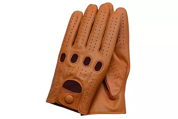 Riparo Genuine Leather Driving Gloves