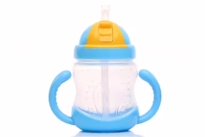 SDG Plastic Unbreakable Soft Straw Siper Cup Water Bottle