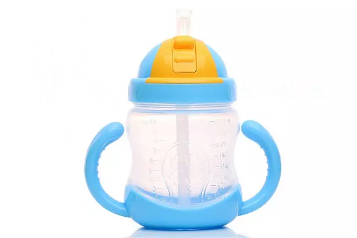 SDG Plastic Unbreakable Soft Straw Siper Cup Water Bottle