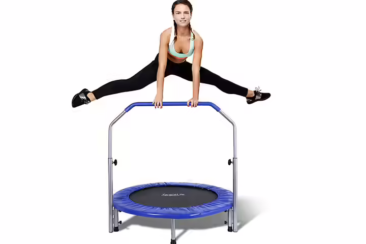 Serenelife Highly Elastic Sports Trampoline - Blue