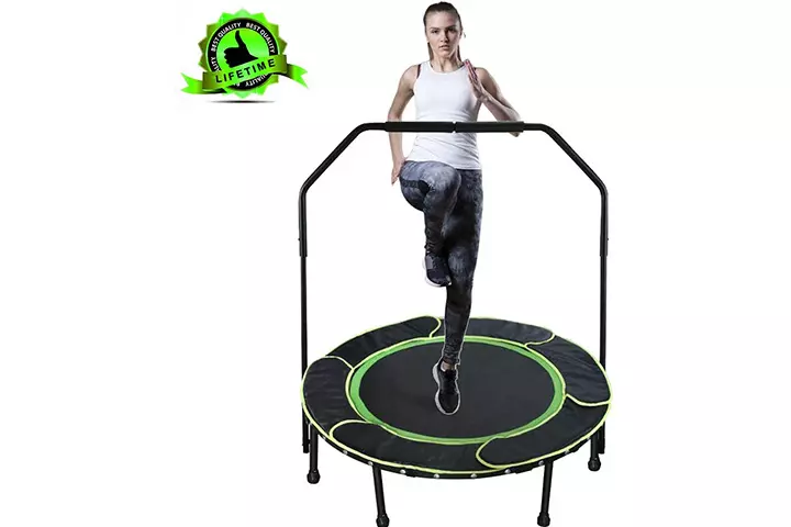 Shizzz Fitness Trampoline - Black Green