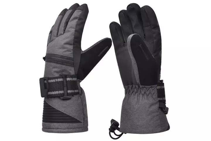 Solaris Waterproof Ski Gloves