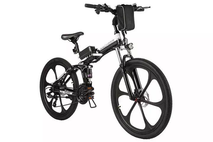 Ancheer Electric Bike Folding Electric Mountain Bike