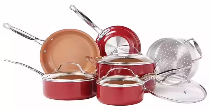 BulbHead Copper Cookware Set