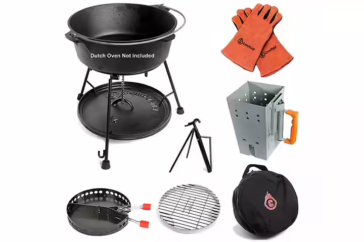Camp Maid 7-Piece Dutch Oven Tool Set