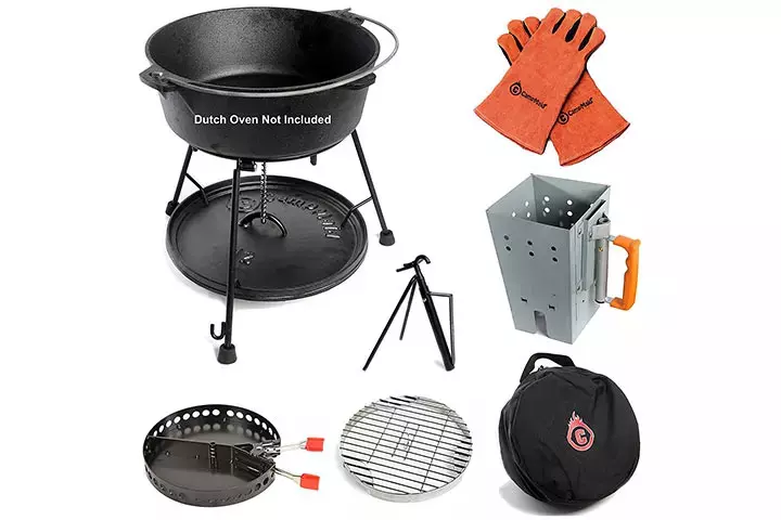 Camp Maid 7-Piece Dutch Oven Tool Set