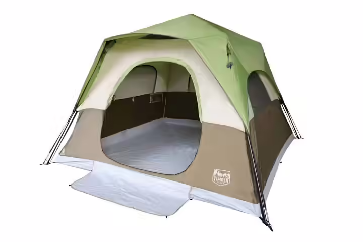 Camping Tent 6 Person Instant Tent by Timber Ridge