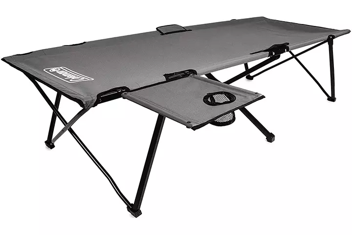 Coleman Camping Cot with Side Table 