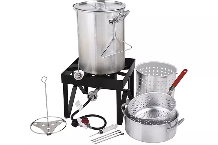 Cooper & Co Backyard Pro Deluxe Turkey Fryer Kit