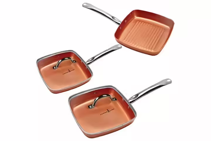 Copper Chef Square Frying Pan Set