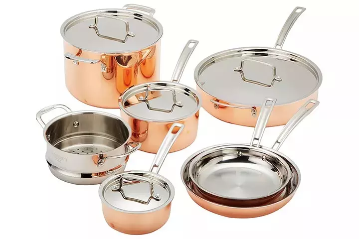 Cuisinart Copper Tri-Ply Cookware Set