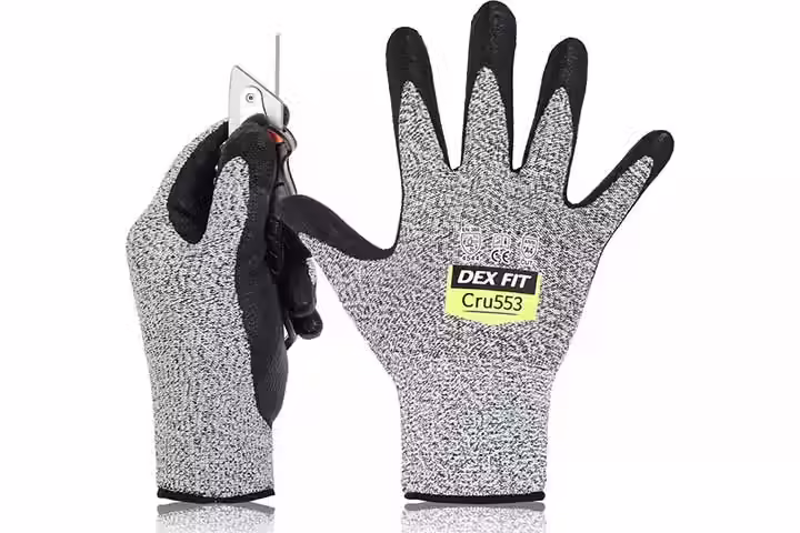 Dex Fit Level 5 Cut Resistant Gloves Cru553
