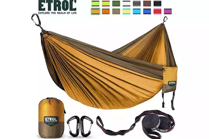 ETROL Upgraded 2 in 1 Large Camping Hammock