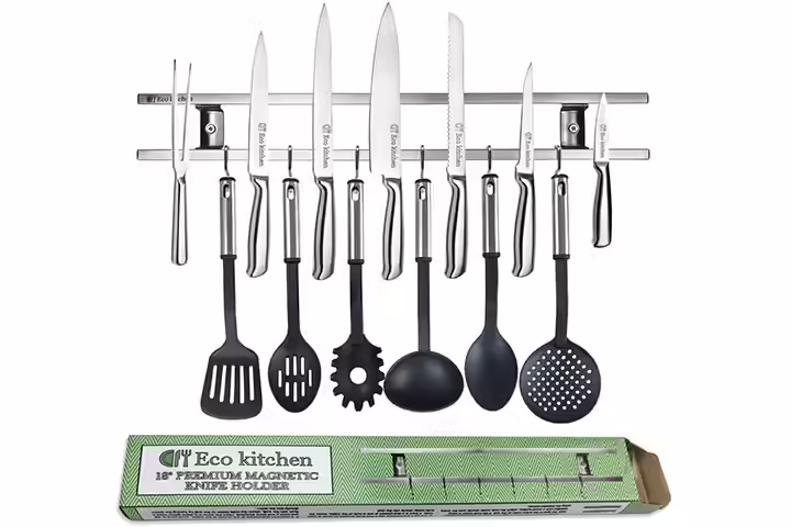 Eco Kitchen 18-Inch Premium Magnetic Knife Holder