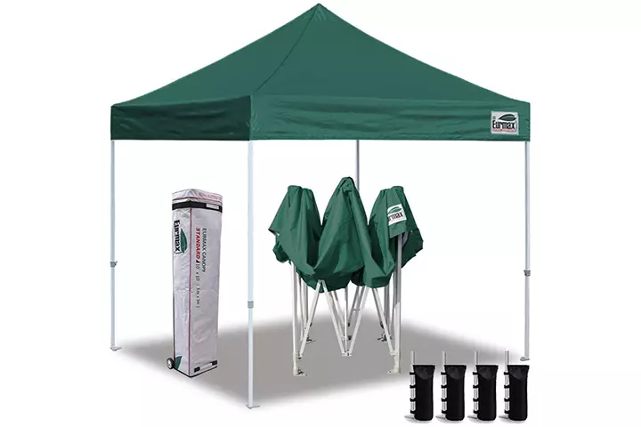 Eurmax EZ Pop Up Canopy Tent with Heavy