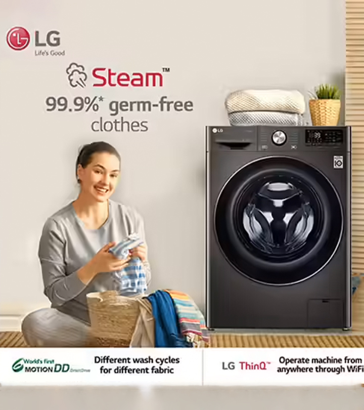 Give Your Clothes Germ-free Wash With LG Steam Technology