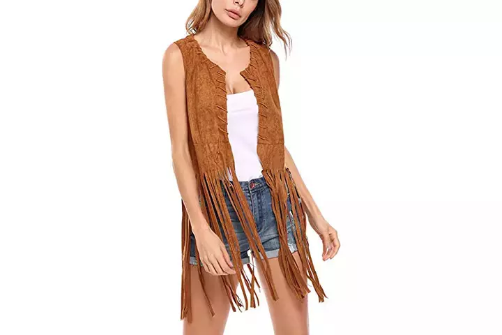 Hotouch Women’s Fringe Vest