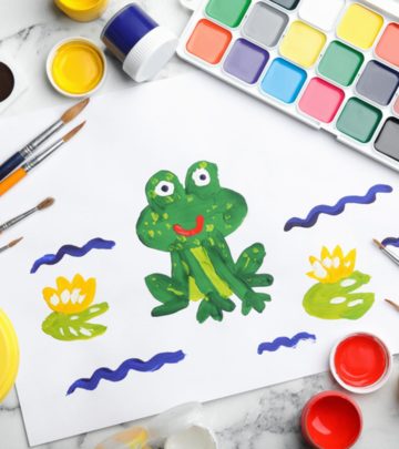 Children can use these simple steps to draw a frog and develop their drawing abilities.