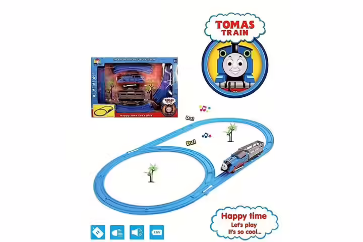 Jack Royal Battery Operated HMC Tomas Toy Train Track Set