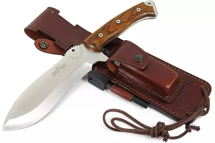 Jeo-Tec Nº55 Bushcraft Survival Hunting Camping Knife 