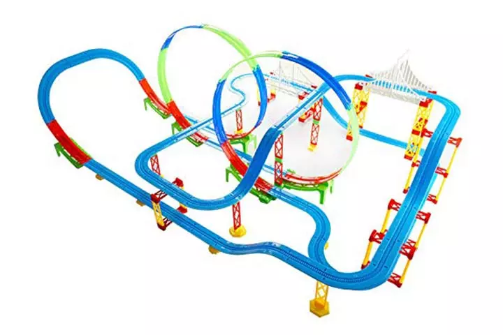  Kiditos Electronic Train Track Racer Educational Building Block