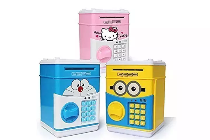 Kruvad Electronic Atom Password Piggy Bank