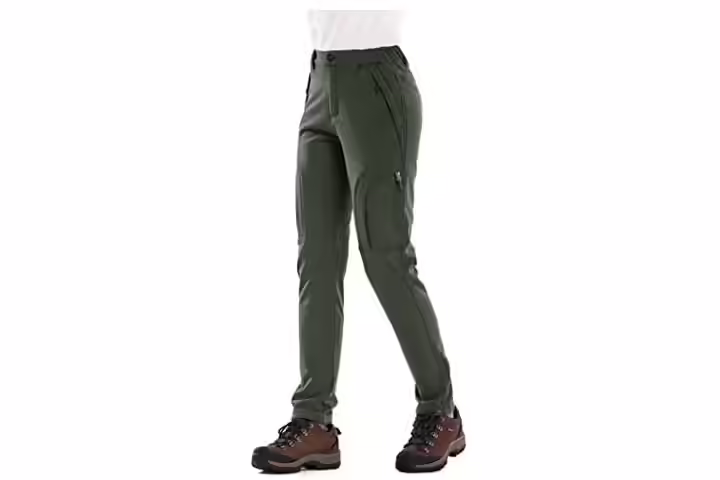 Linlon Womens Snow Fleece Insulated Pants