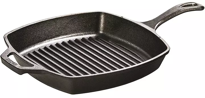 Lodge Pre-Seasoned Cast Iron Grill