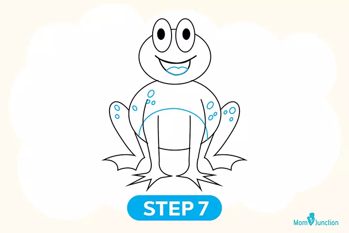 Method 1 step 7 how to draw frog for kids