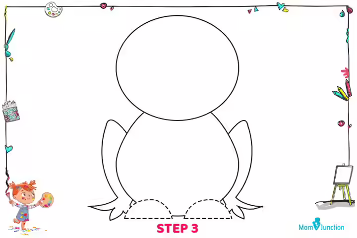 Method 2 step 3 how to draw frog for kids Method 2 step 3 how to draw frog for kids