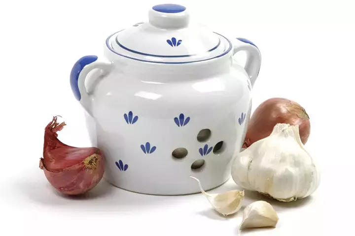 Norpro Ceramic Garlic Keeper