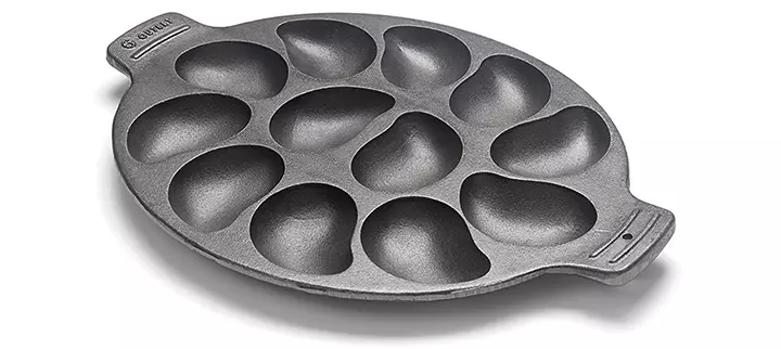 Outset 76225 Cast Iron Oyster Grill Pan