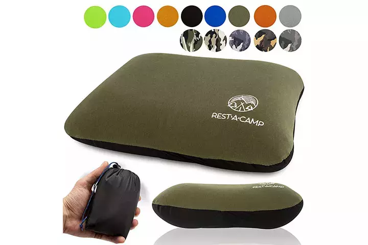 Rest-A-Camp Inflatable Camping Pillow