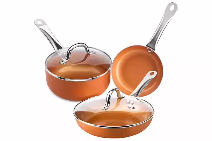 Shineuri Copper Cookware Pans And Pots