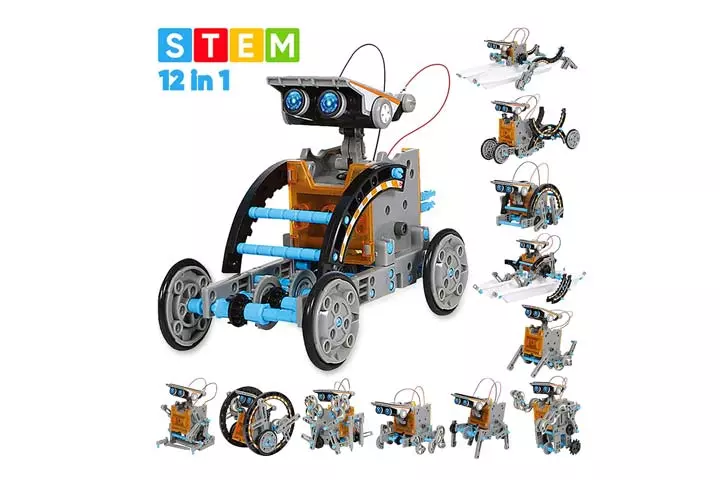 Sillbird STEM 12-in-1 Education Solar Robot Toys