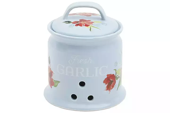 The Pioneer Woman Spring Bouquet Garlic Keeper