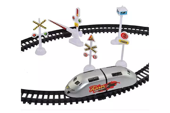 Toyarin high speed bullet train toy set game track