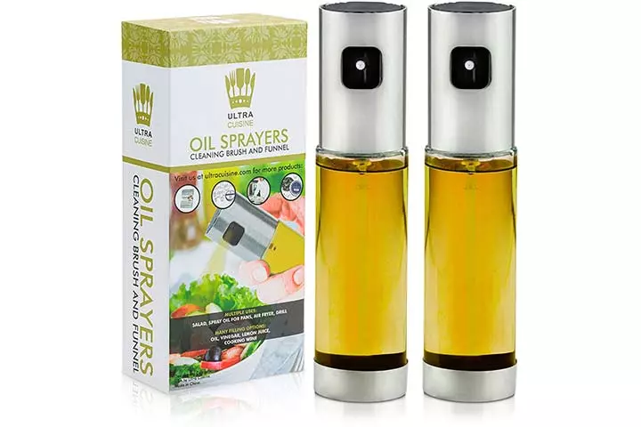 Ultra Cuisine Glass Spray Bottle Kitchen Set