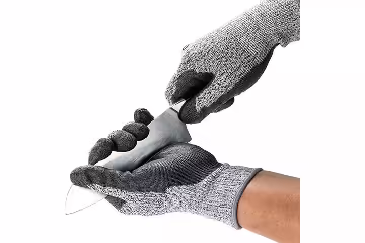 Vgo 2-Pairs Level 5 Cut Resistant Gloves