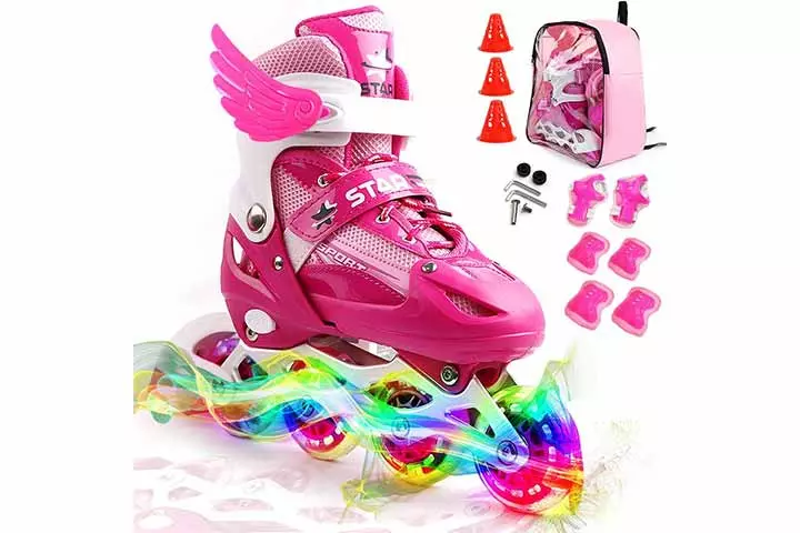 Zalalova Kids Adjustable Inline Skates