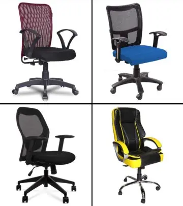 Ergonomic and comfortable, you won't have to strain your back while using these chairs.