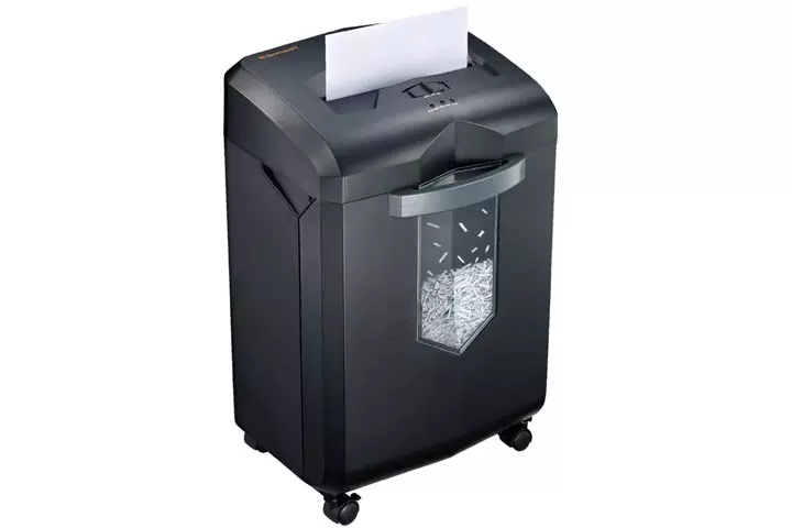 Bonsaii 18-Sheet Heavy-Duty Cross-Cut Paper and Credit Card Shredder