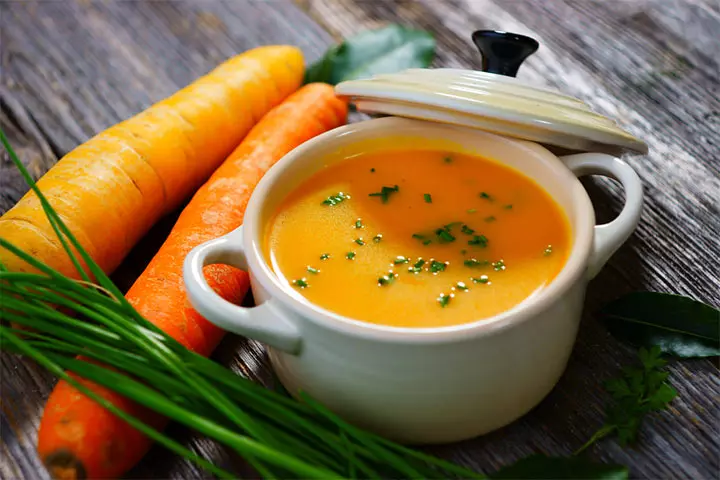 Carrot Apple and Onion Soup