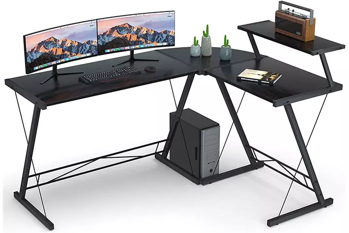 Coleshome Reversible L-Shaped Home Office Desk