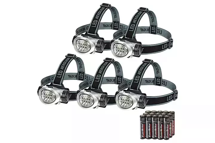 EverBrite 5-Pack LED Headlamp