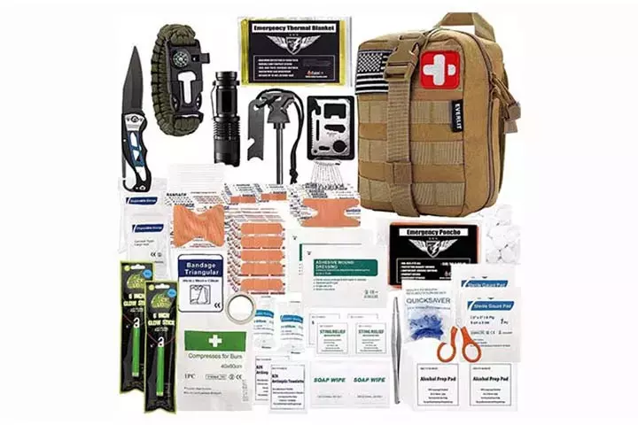 Everlit-250-Pieces-Survival-First-Aid-Kit