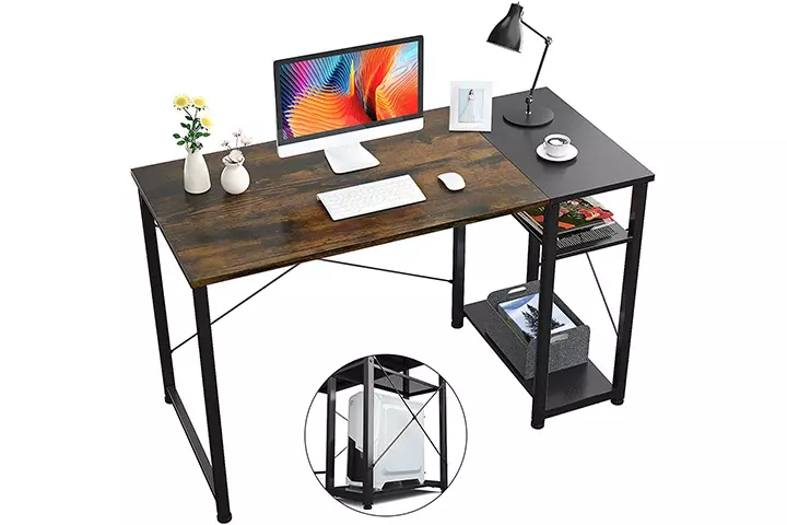 Foxemart Computer Desk With shelves