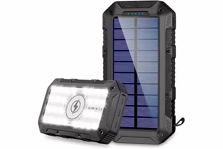 Grde Wireless Portable Solar Power Bank